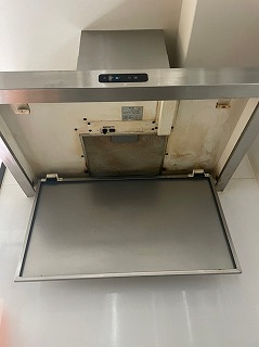 レンジフード　動作不良　騒音　動かない　修理　交換　吹田市　OBELISTA吹田山手町