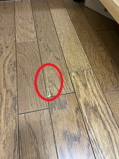 フローリングリペア　デュアル江坂