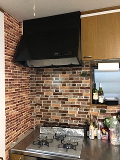 レンジフード交換　東住吉区　戸建